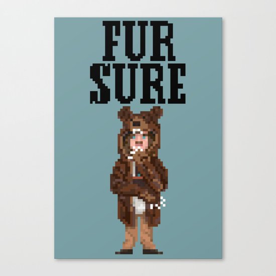 Fur Sure Canvas Print