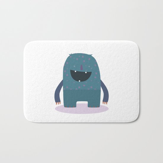 BLUE MONSTER Bath Mat
