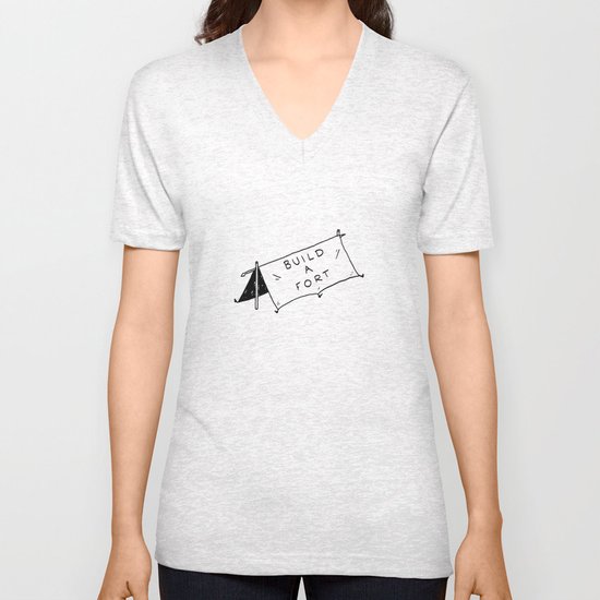 Build a fort Unisex V-Neck