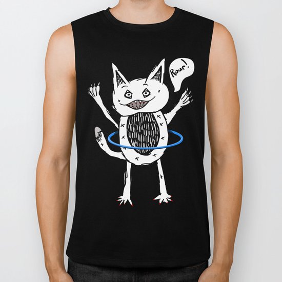 Monster Hula Hoop Biker Tank