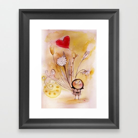 BOUQUET Framed Art Print