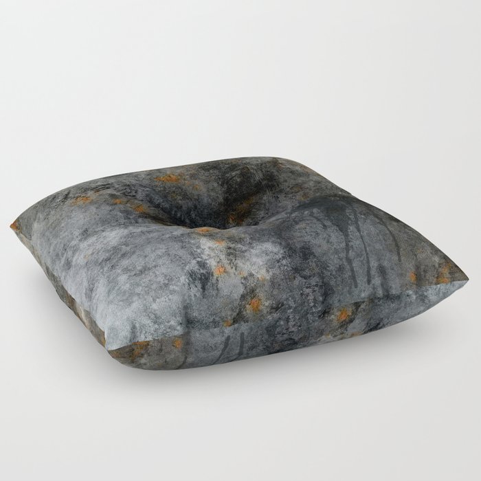 Abstract of damaged texture Floor Pillow