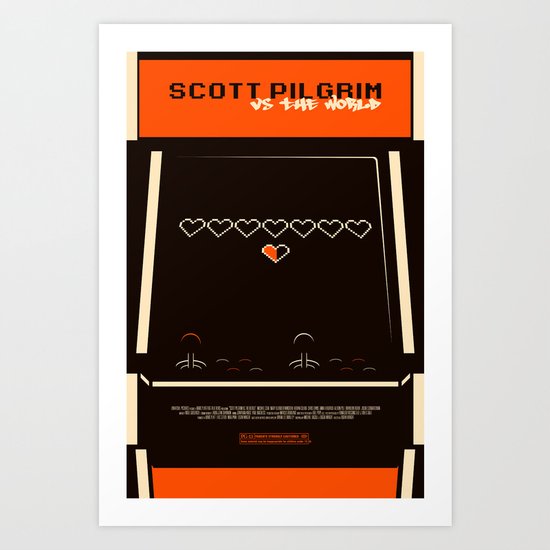 scott pilgrim vs. the world. Art Print