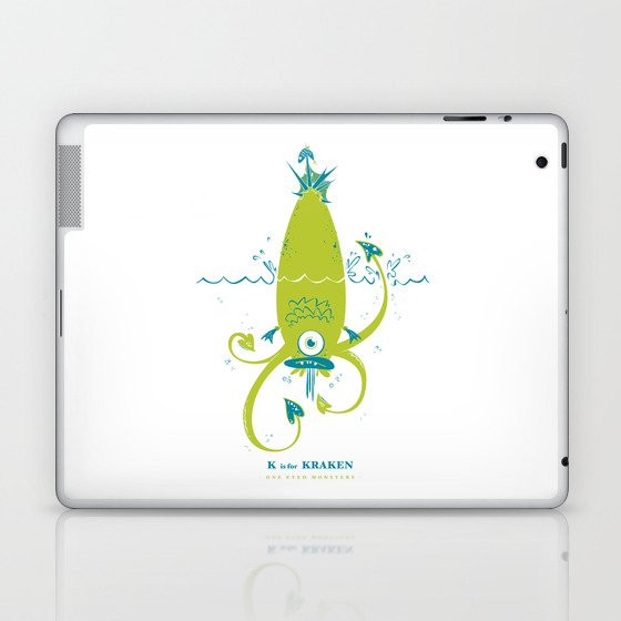 K is for Kraken Laptop & iPad Skin