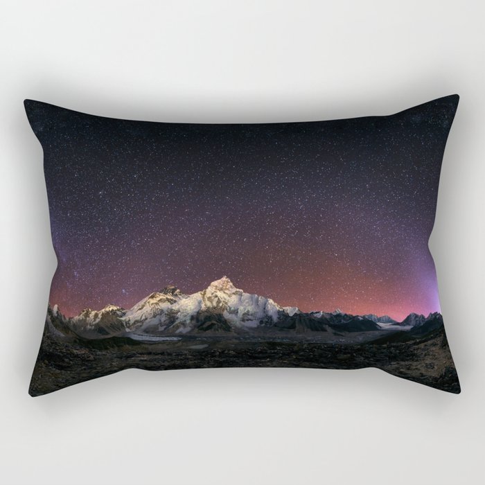 Everest Nightscape Rectangular Pillow