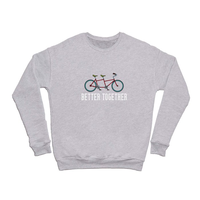 Tandem Bike Captain Gifts Bicycle Cycling Crewneck Sweatshirt