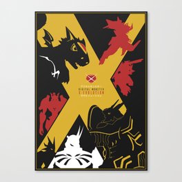 The Black Knight Rises | Digimon X-Evolution Canvas Print