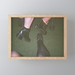 kicks Framed Mini Art Print