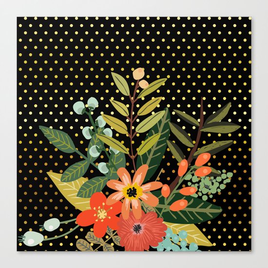 Flowers Bouquet #9 Canvas Print