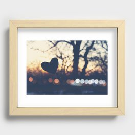 Heart Recessed Framed Print