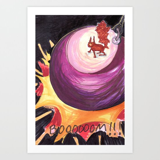 BOOOM!!! Art Print
