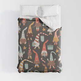 Christmas Gnomes Duvet Cover