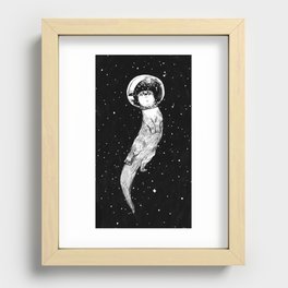 Drifting in Otter Space Recessed Framed Print