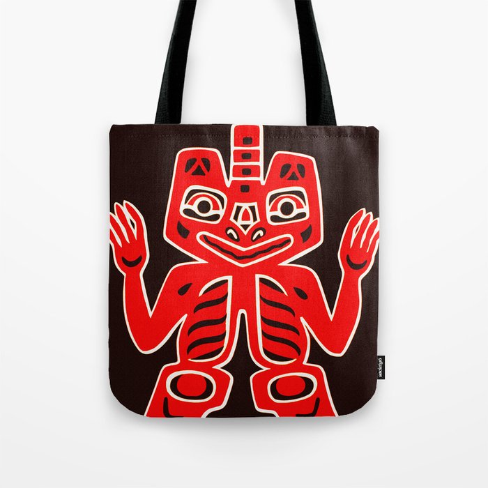 Haida Indians Alaska Blanket Design Tote Bag