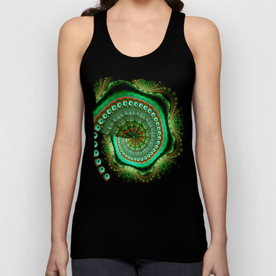Pretty eyes, swirling pattern abstract Unisex Tank Top