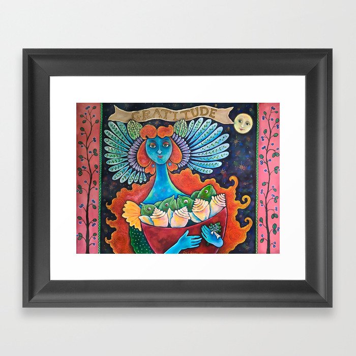 Angel of Gratitude Framed Art Print