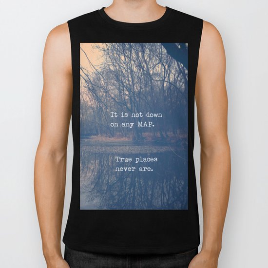 True Places Biker Tank