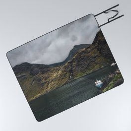 Stormy Loch Picnic Blanket