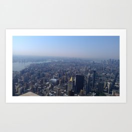 NYC Art Print | Thestandard, Film, Scenery, Photo, Newyork, Long Exposure, Camera, Aerialview, View 