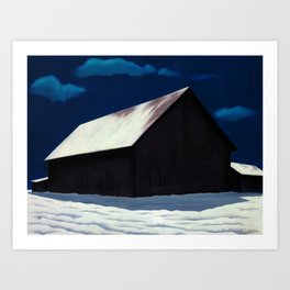 January Full Moon, 1941 by George Copeland Ault Art Print