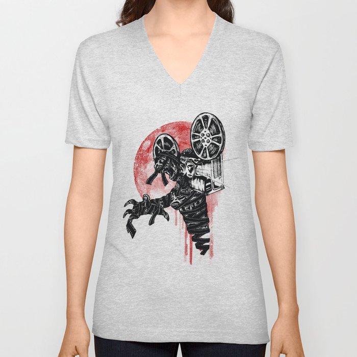 A Film By The Mummy V Neck T Shirt