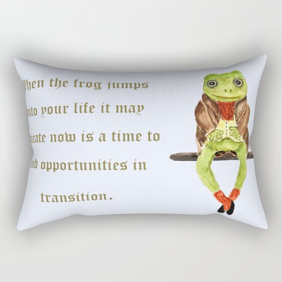 Mr. Frog Rectangular Pillow