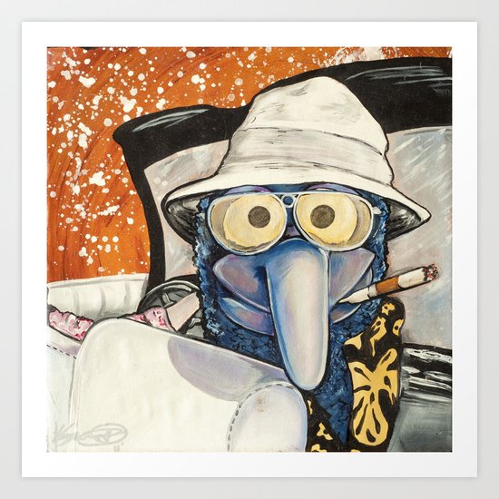 Fear & Loathing Gonzo Art Print