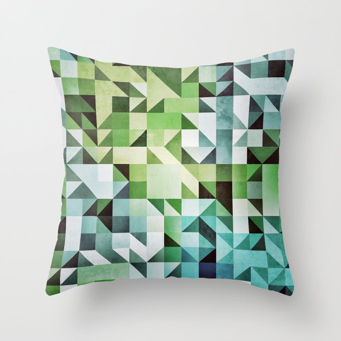 :: geometric maze II :: Throw Pillow