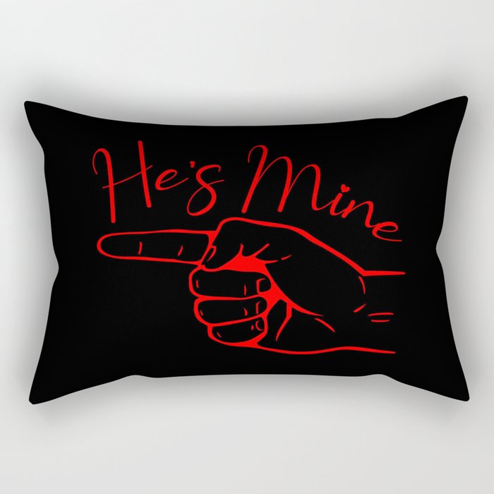 Valentine's Day Cool Couple Rectangular Pillow