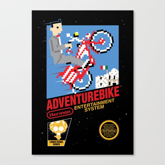 Adventurebike Canvas Print