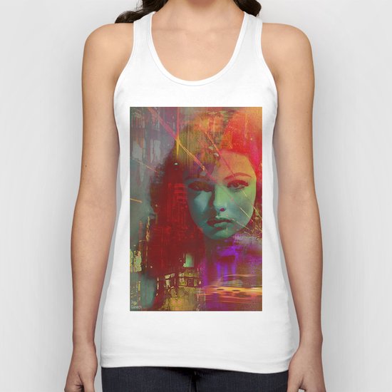 The girl of Tuesday evening Unisex Tank Top