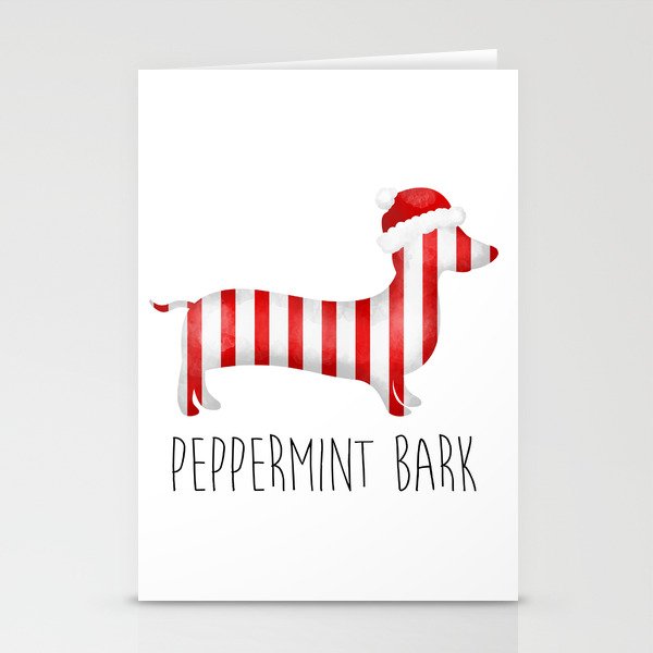 Peppermint Bark Stationery Cards