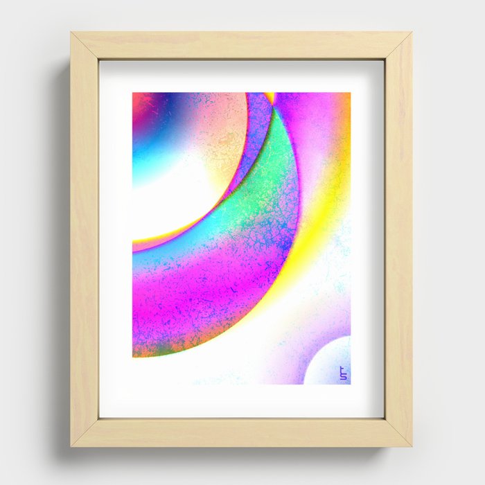 Orbital III Recessed Framed Print