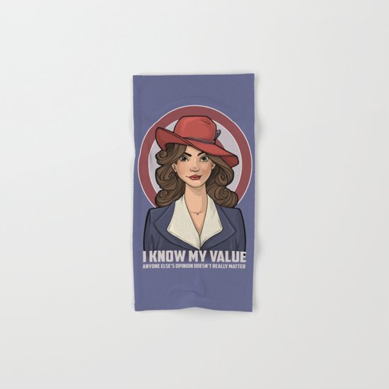 I Know My Value Hand & Bath Towel