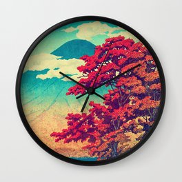 The New Year in Hisseii - Nature Landscape Wall Clock