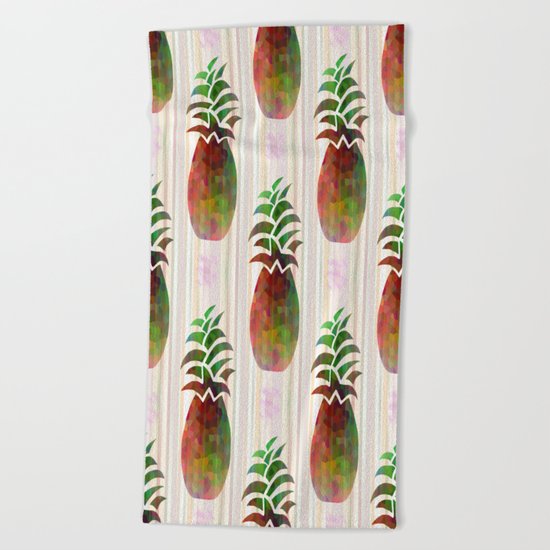 Tropical Pattern Beach Towel