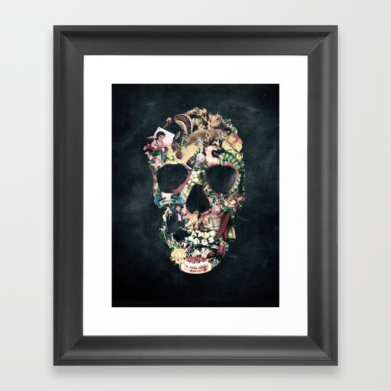 Vintage Skull Framed Art Print