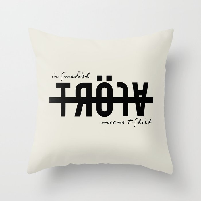 Lost in Translation Throw Pillow