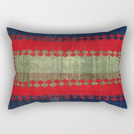 Azeri Shadda  Azerbaijan South Caucasus Plainweave Print Rectangular Pillow