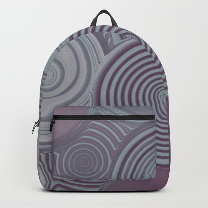 abstract swirl pattern Backpack