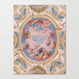 Ceiling Fresco Bartolomeo Altomonte Admont Abbey Canvas Print