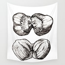 Sisters Food Fruit Nature Minimalism Wall Tapestry