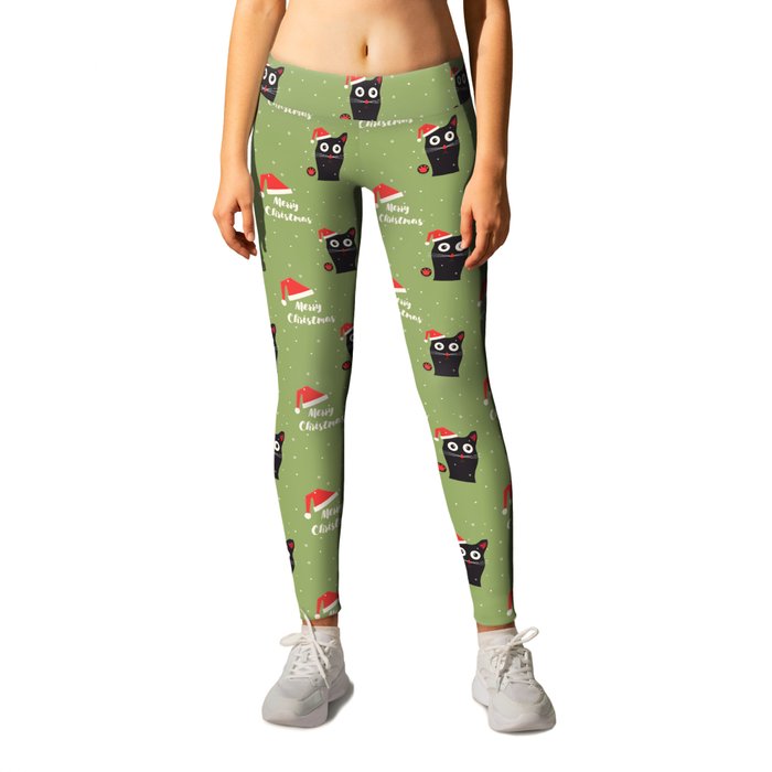 Christmas Cat Leggings