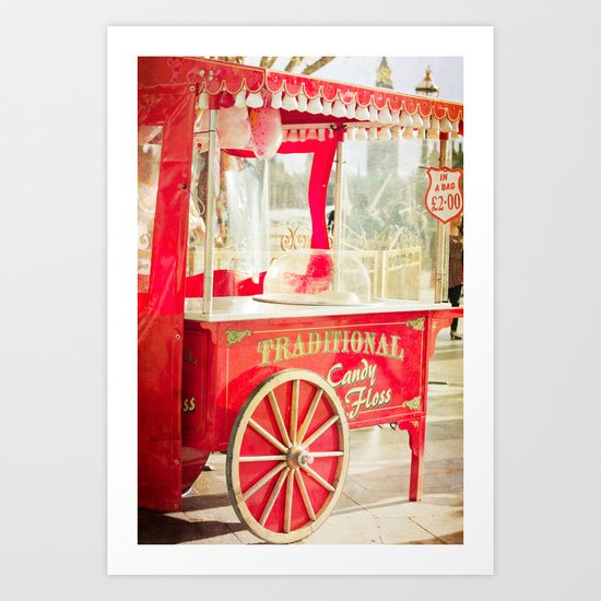 Candy Floss Art Print