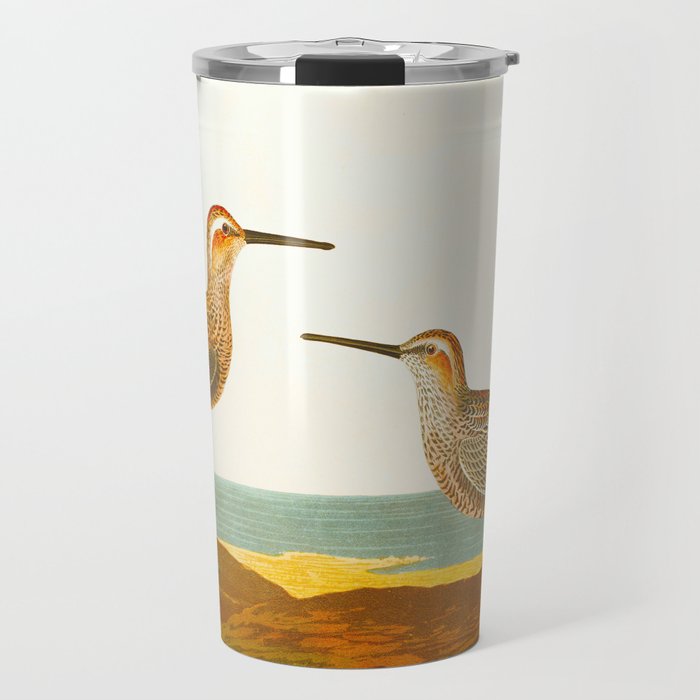 Long-legged Sandpiper Bird Travel Mug