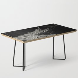 New Orleans City Map - Minimal Aesthetic Coffee Table