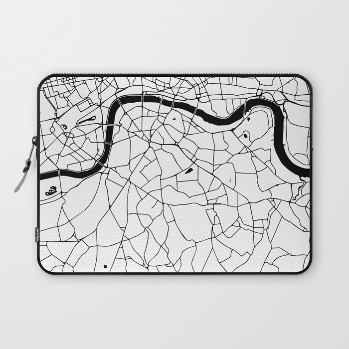 London Minimal Map Laptop Sleeve
