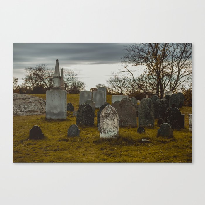 Old Burial Hill, Marblehead, MA Canvas Print