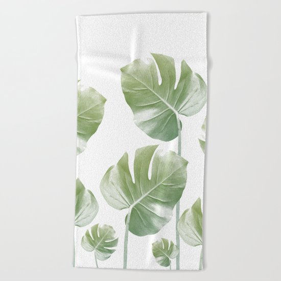 Monstera Rising Beach Towel
