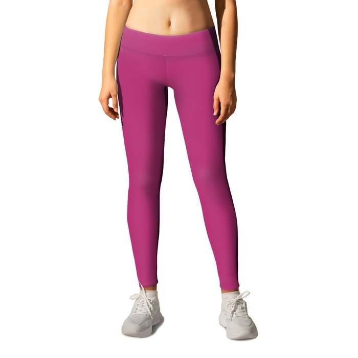 VERY BERRY Pure Pastel Magenta solid color Leggings